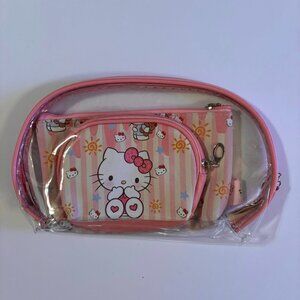 Brand New Hello Kitty 3-Piece Pink Bag Set